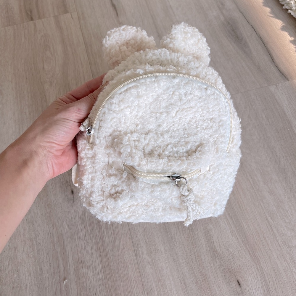 Baby backpack with bunny ears 🐰